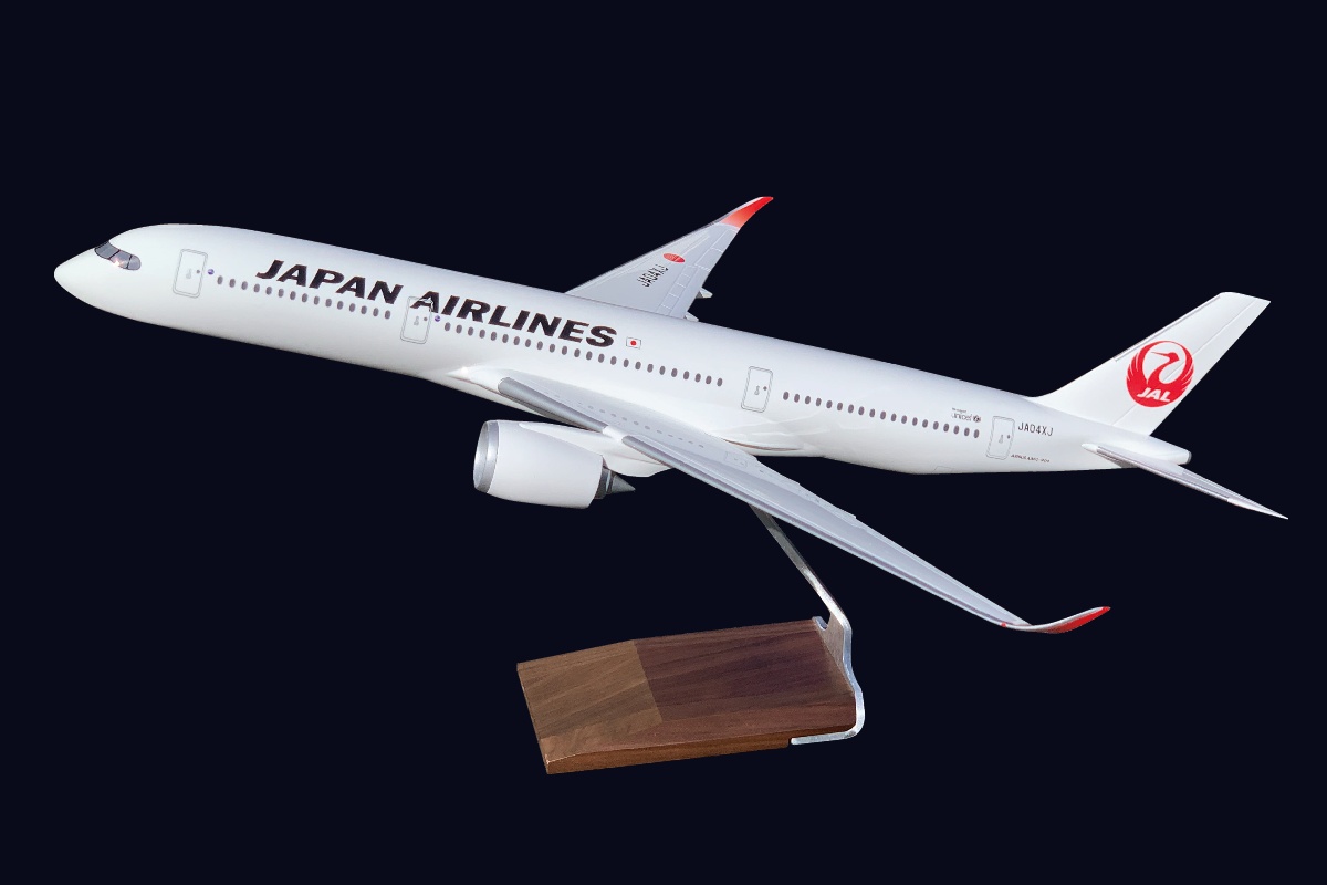 JAL A350-900（JA04XJ）デスクトップモデル 1/100 | 人気の空弁・お 